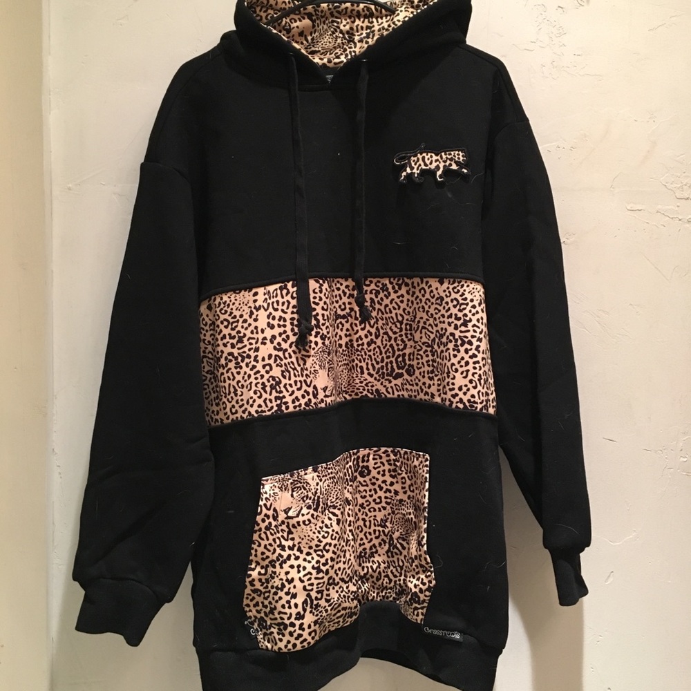Tall Leopard Hoodie Grassroots Cali